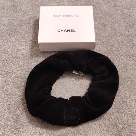 vintage chanel hairband|Chanel skincare headband.